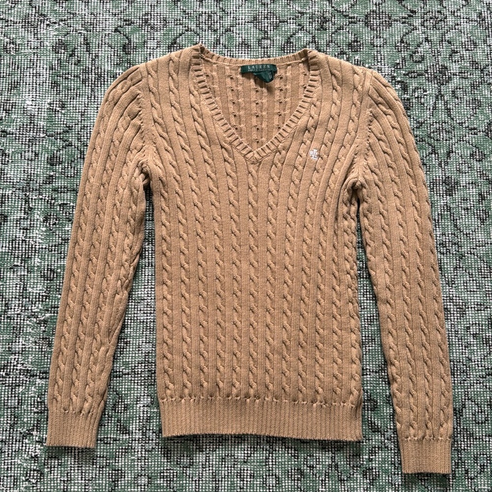 Ralph Lauren cable knit sweater